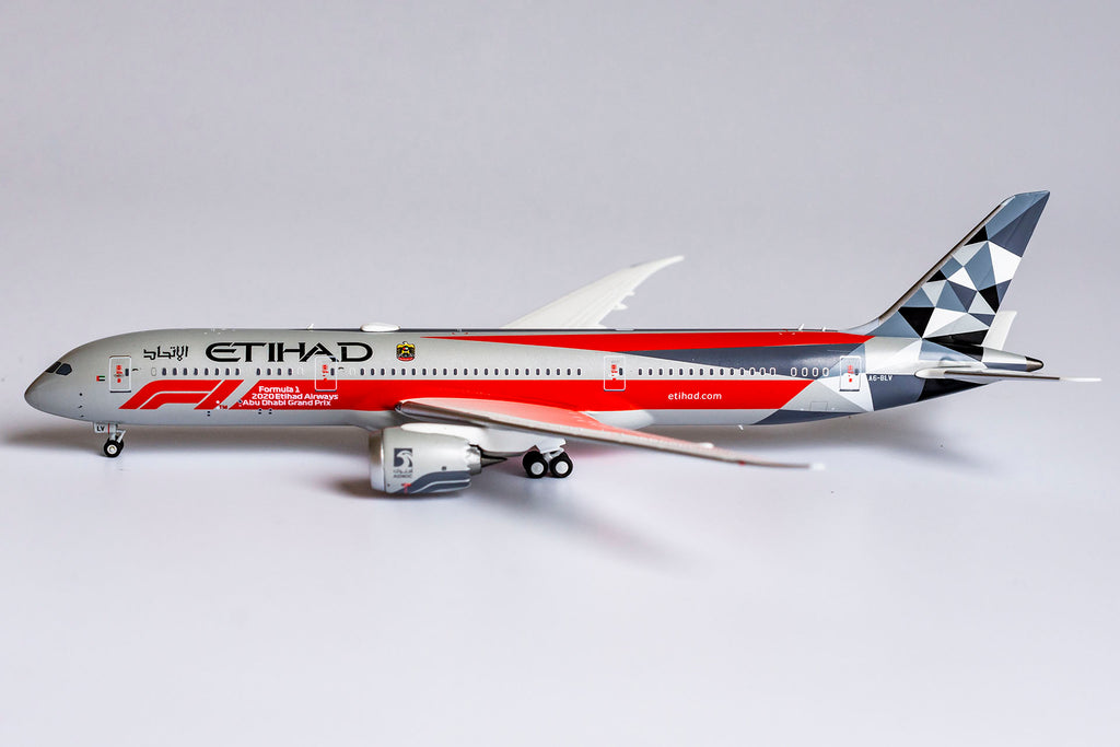 Etihad Airways Boeing 787-9 A6-BLV Formula 1 2020 NG Model 55062 Scale 1:400
