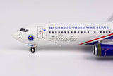 Alaska Airlines Boeing 737-800 N570AS Honoring Those Who Serve NG Model 58075 Scale 1:400