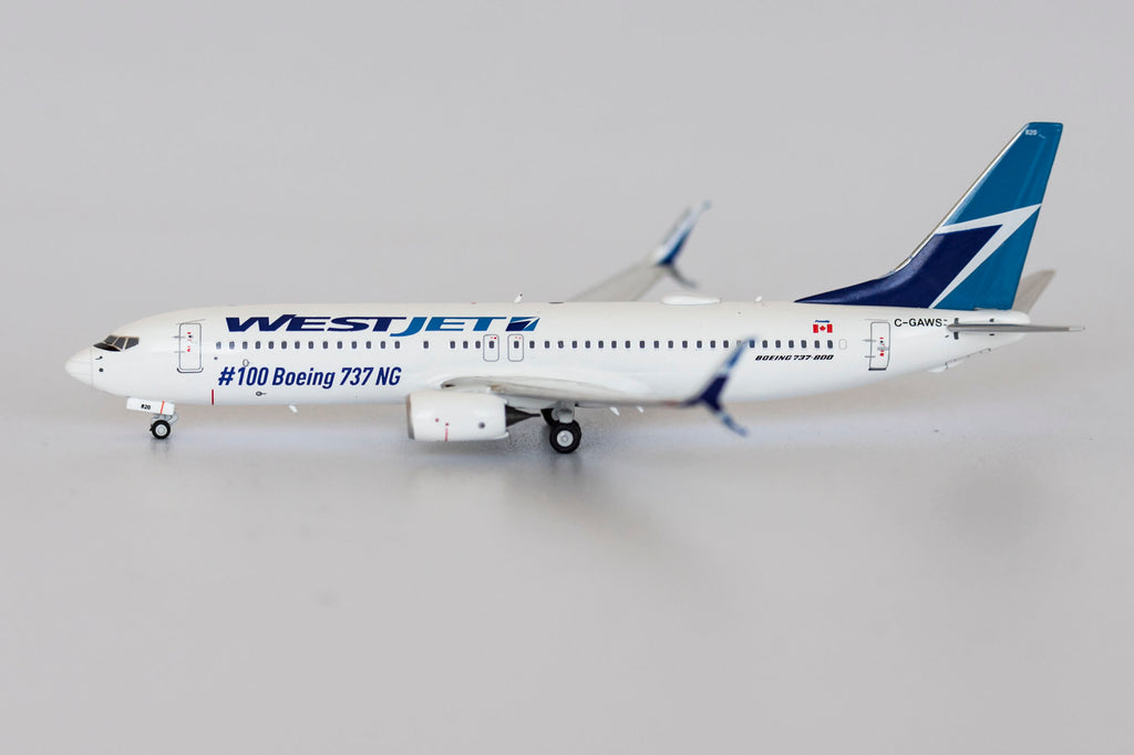 WestJet Boeing 737-800 C-GAWS #100 Boeing 737NG NG Model 58087 Scale 1:400