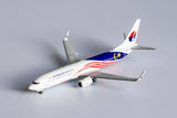 Malaysia Airlines Boeing 737-800 9M-MSE Negaraku NG Model 58103 Scale 1:400