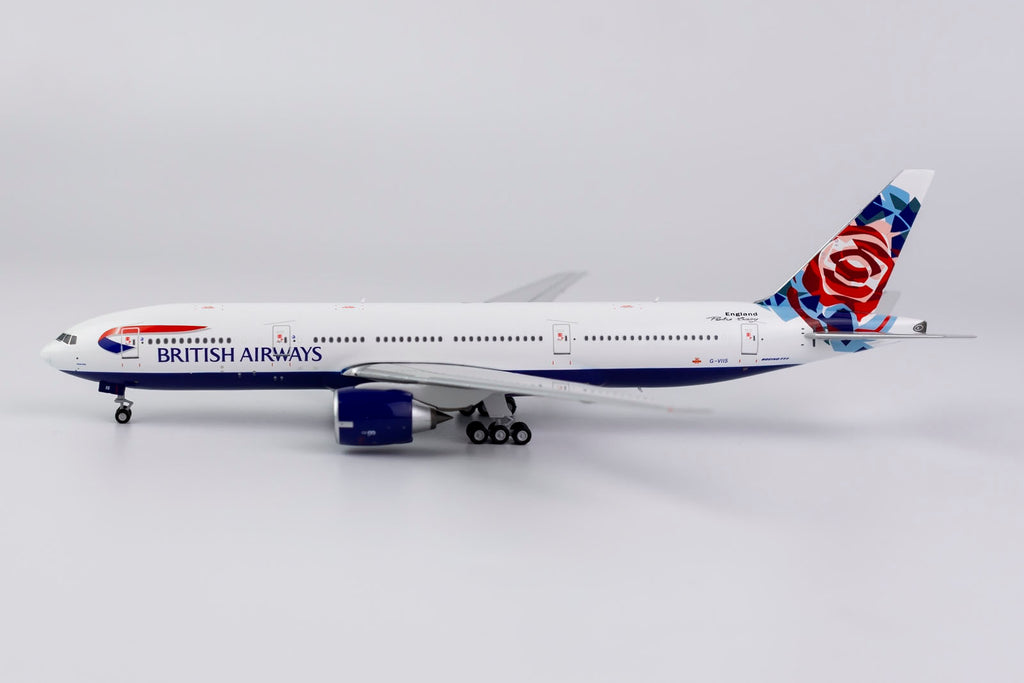 British Airways Boeing 777-200ER G-VIIS England Rose NG Model 72009 Scale  1:400