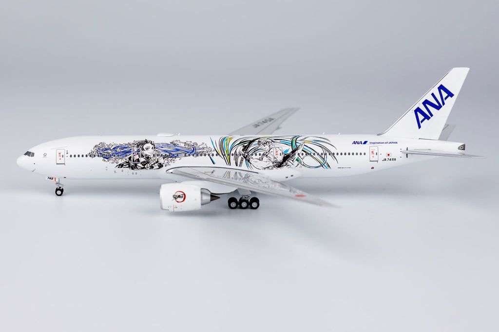 ANA Boeing 777-200ER JA745A Demon Slayer Kimetsu No Yaiba NG Model 72026  Scale 1:400