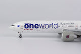 Qatar Airways Boeing 777-300ER A7-BAF One World NG Model 73013 Scale 1:400