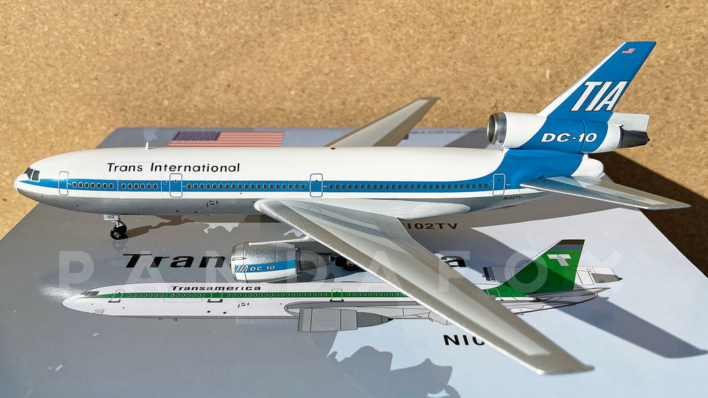 Trans International DC-10-30 N102TV Aviation AV2DC10745 Scale 1:200