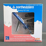 Northeastern Boeing 727-100 N357QS Blue Aviation AV4721005 Scale 1:400