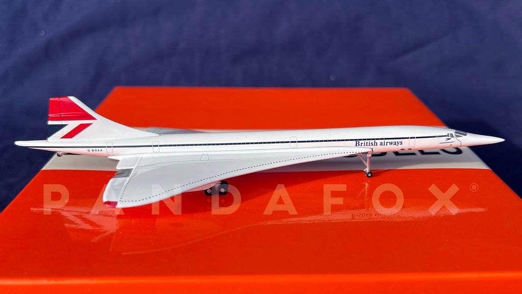 Braniff / British Airways Concorde G-N94AA / G-BOAA GeminiJets (Black Box  Models) BBBIA005 Scale 1:400