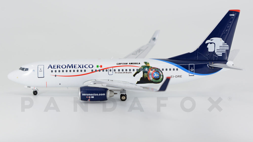 Aeromexico Boeing 737-700 EL-DRE Captain America Aviation BBOX737AV2 Scale 1:200