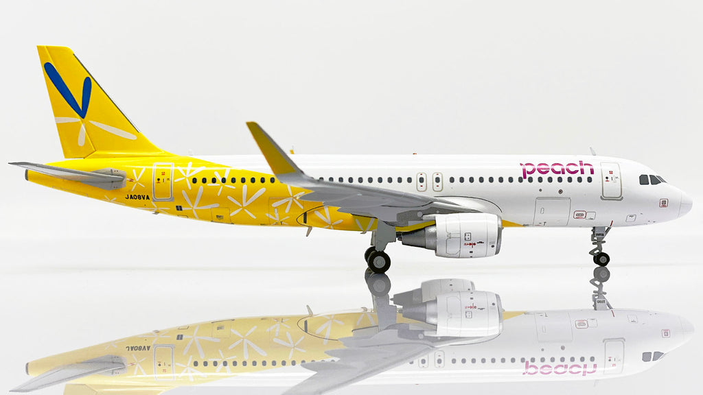 早割クーポン！ 1/200 wings JC peach JA08VAです A320 航空機