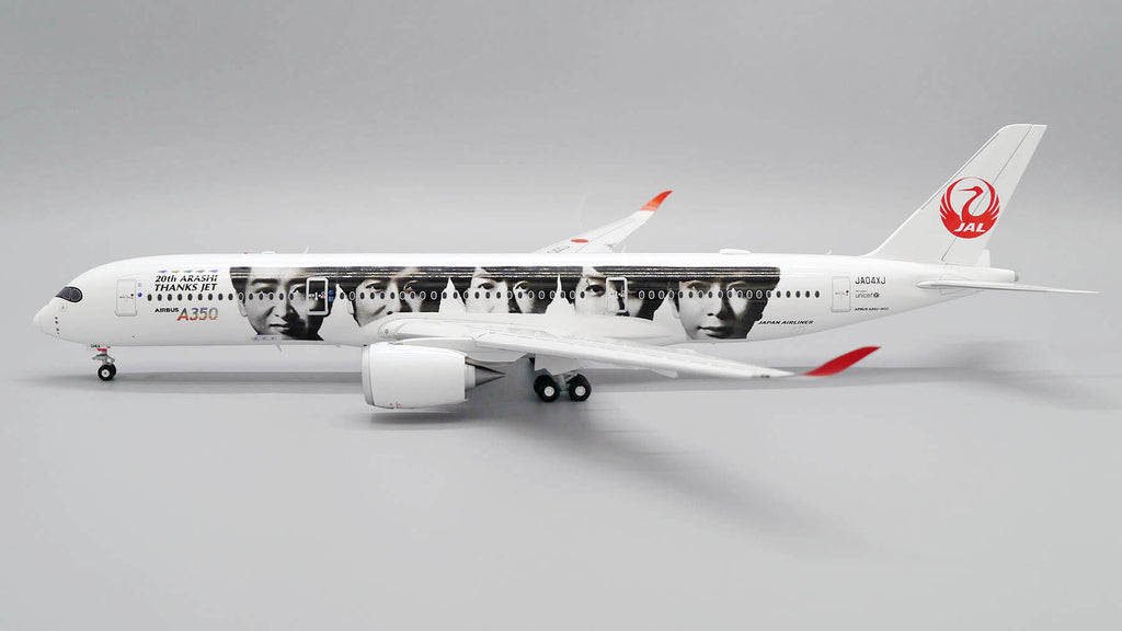 Japan Airlines Airbus A350-900 Flaps Down JA04XJ 20th Arashi Thanks Jet JC Wings EW2359005A Scale 1:200
