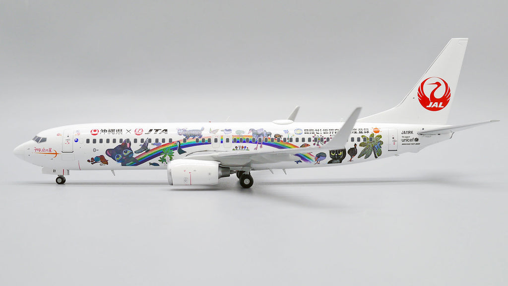 Japan Transocean Air Boeing 737-800 JA11RK Amami & Ryukyu World Heritage JC Wings EW2738016 Scale 1:200