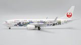 Japan Transocean Air Boeing 737-800 JA11RK Amami & Ryukyu World Heritage JC Wings EW2738016 Scale 1:200