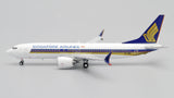 Singapore Airlines Boeing 737 MAX 8 9V-MBN JC Wings EW438M003 Scale 1:400