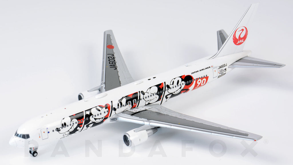 Japan Airlines Boeing 767-300ER JA602J Mickey 90 Years JC Wings EW4763002  Scale 1:400