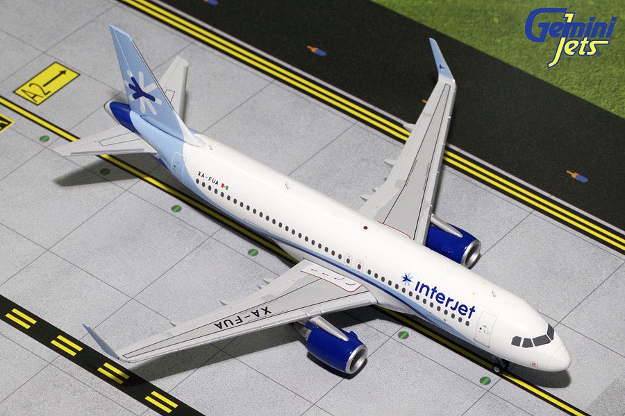 Interjet Airbus A320 XA-FUA GeminiJets G2AIJ551 Scale 1:200