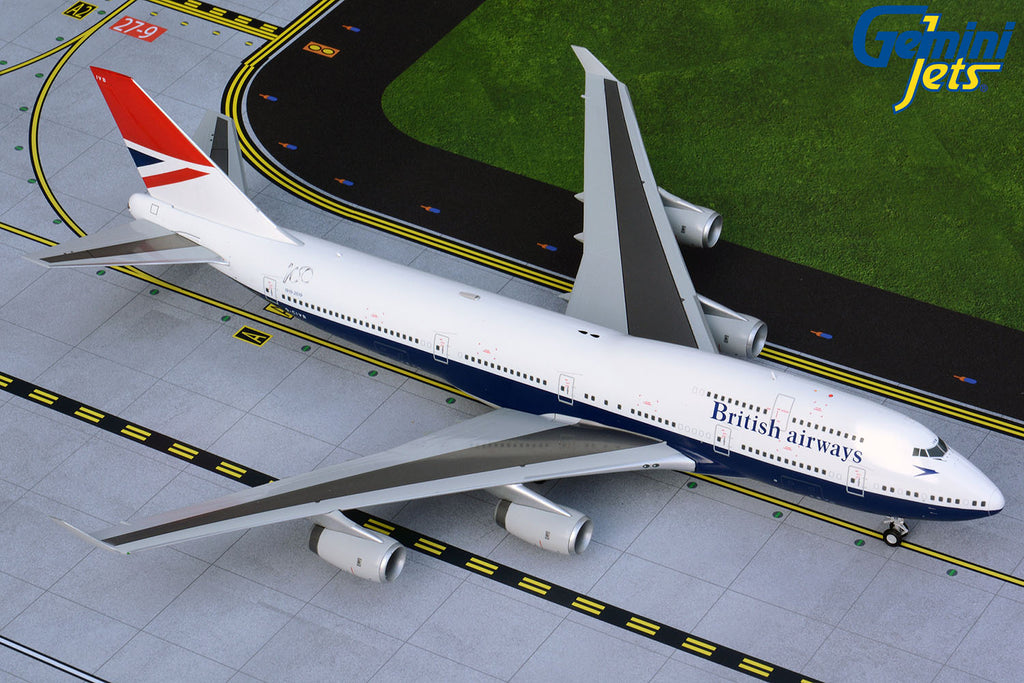 British Airways Boeing 747-400 G-CIVB Negus Retro GeminiJets G2BAW841 Scale 1:200