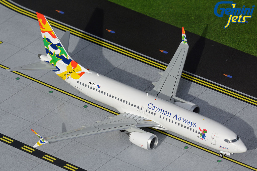 Cayman Airways Boeing 737 MAX 8 VP-CIX GeminiJets G2CAY980 Scale 1:200