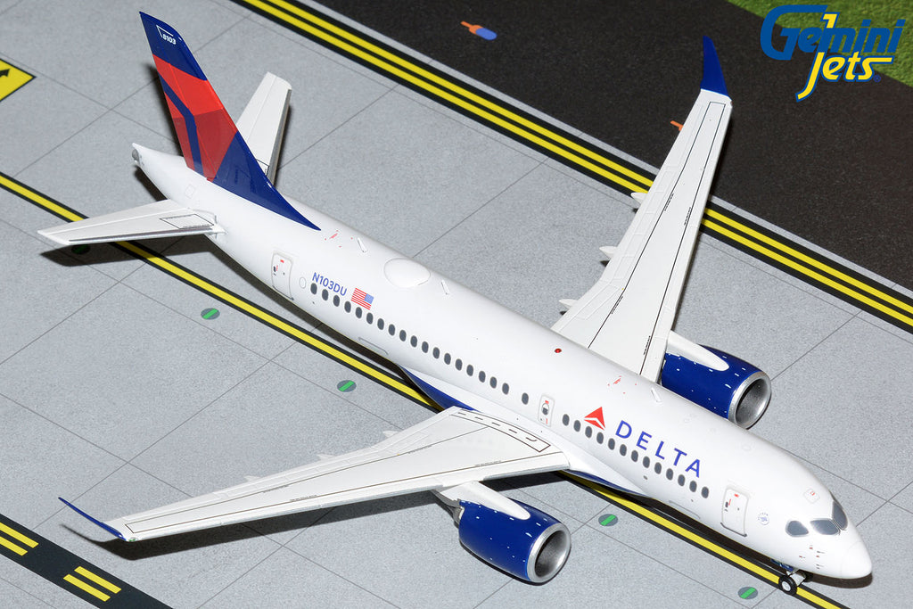Delta Airbus A220-100 N103DU GeminiJets G2DAL1112 Scale 1:200