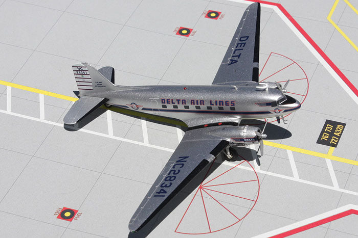 Delta DC-3 NC28341 GeminiJets G2DAL171 Scale 1:200