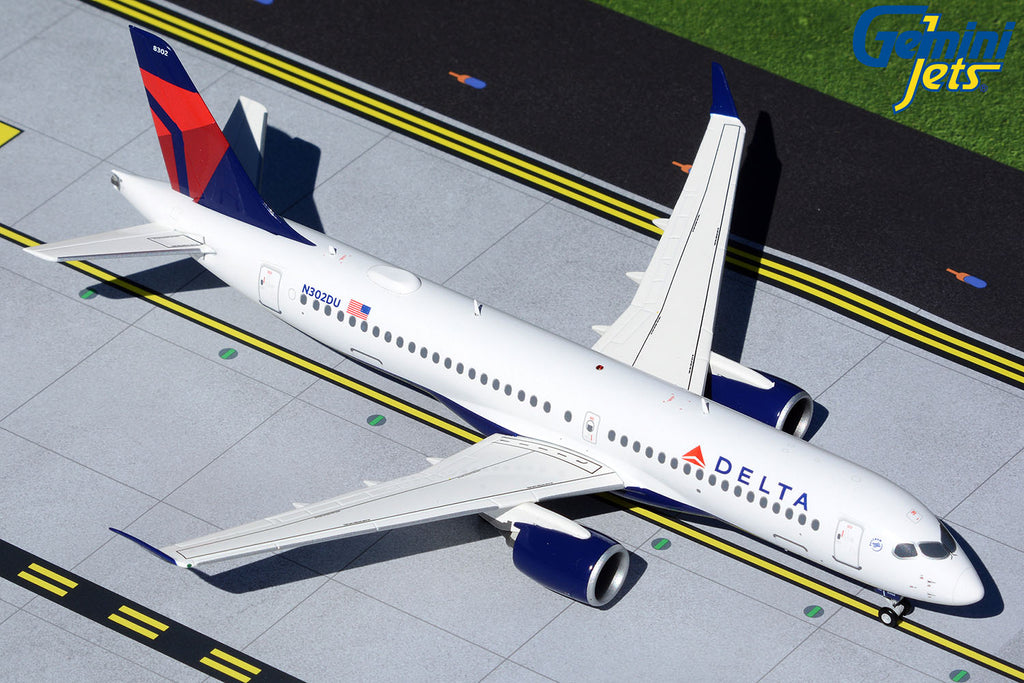Delta Airbus A220-300 N302DU GeminiJets G2DAL895 Scale 1:200
