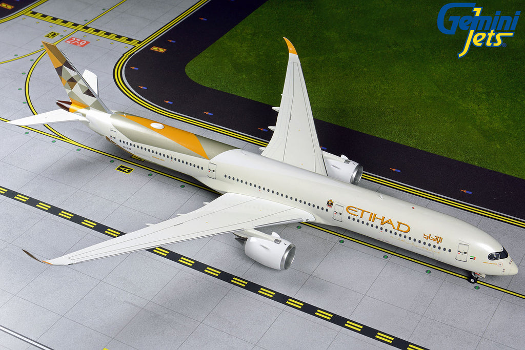 Etihad Airways Airbus A350-1000 A6-XWB GeminiJets G2ETD883 Scale 1:200