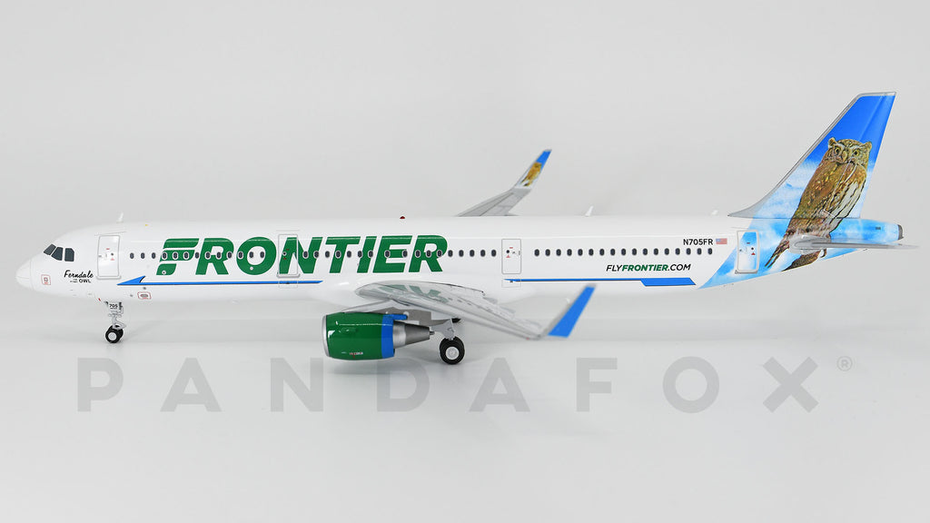 Frontier Airbus A321 N705FR Ferndale The Pygmy Owl GeminiJets G2FFT611 Scale 1:200