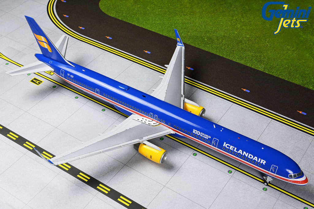Icelandair Boeing 757-300 TF-ISX 100 Years Iceland Independence GeminiJets G2ICE786 Scale 1:200