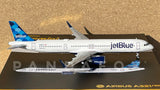 JetBlue Airbus A321neo N2002J GeminiJets G2JBU869 Scale 1:200