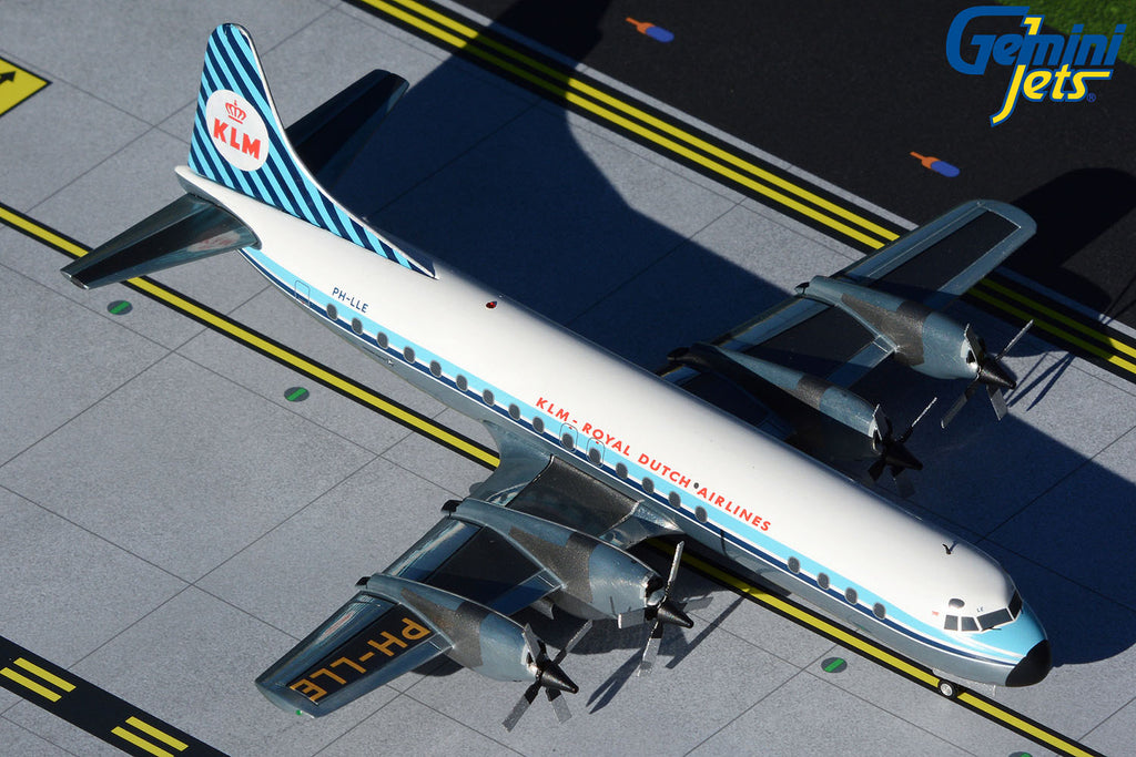 KLM Lockheed L-188 PH-LLE GeminiJets G2KLM848 Scale 1:200
