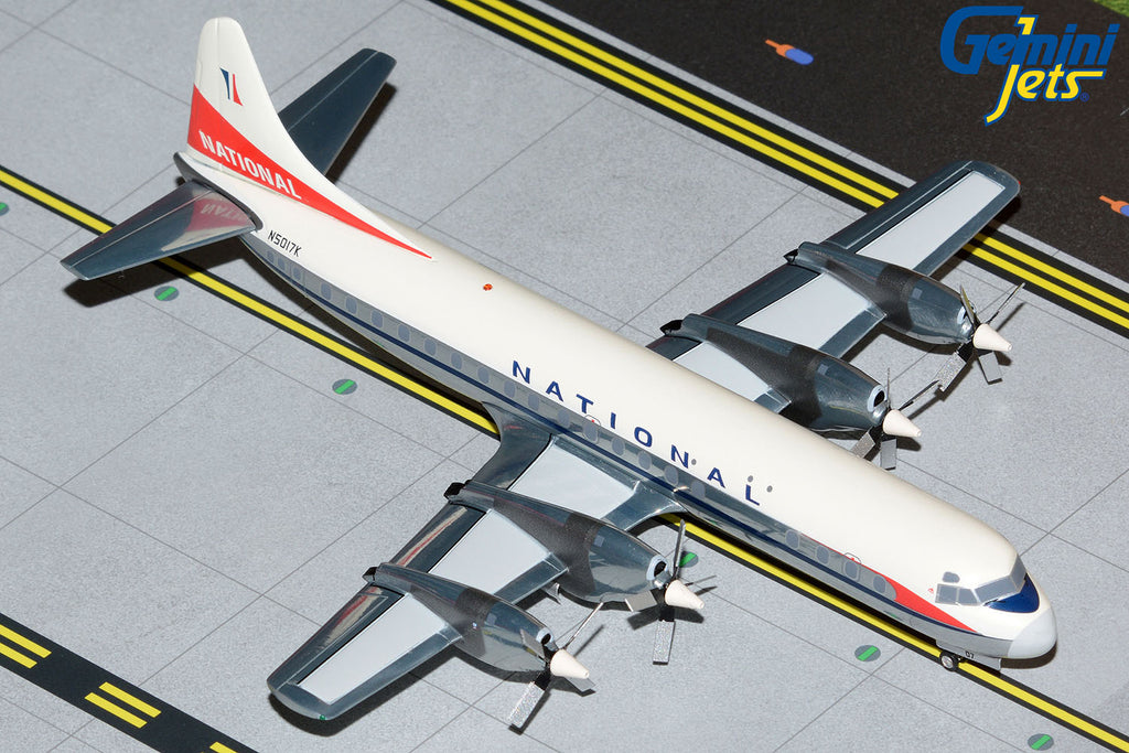 National Airlines Lockheed L-188 N5017K GeminiJets G2NAL1030 Scale 1:200