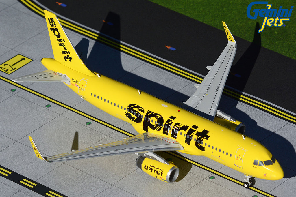 Spirit Airbus A320 N649NK GeminiJets G2NKS550 Scale 1:200