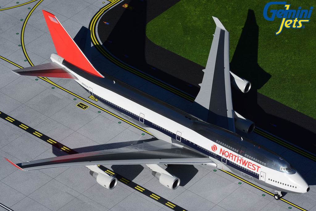 Northwest Airlines Boeing 747-400 N663US GeminiJets G2NWA909 Scale 1:200