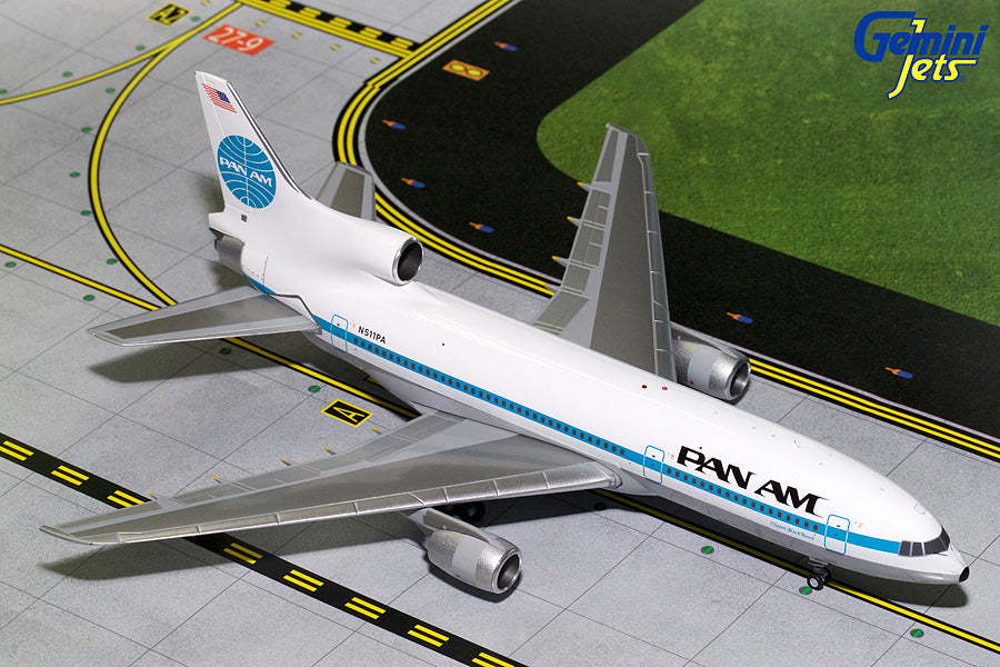 Pan Am Lockheed L-1011-500 N511PA Clipper Black Hawk GeminiJets G2PAA690  Scale 1:200