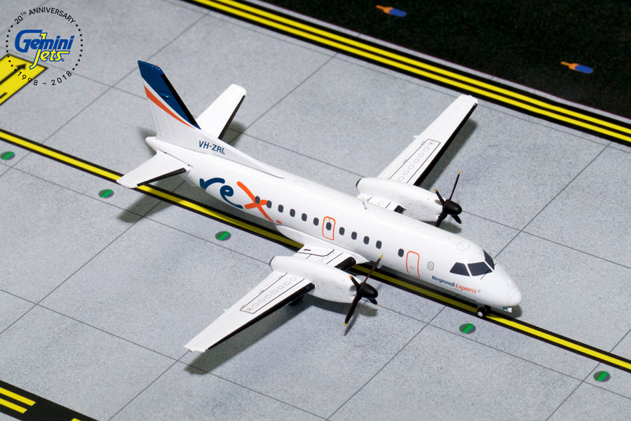 REX Saab 340 VH-ZRL GeminiJets G2RXA085 Scale 1:200