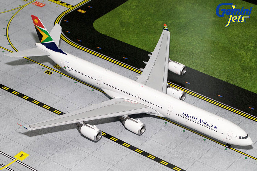 South African Airways Airbus A340-600 ZS-SNB GeminiJets G2SAA587 Scale 1:200