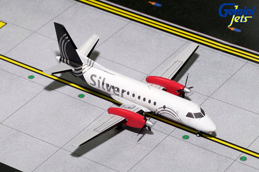 Silver Air Saab 340 N344AG GeminiJets G2SIL709 Scale 1:200