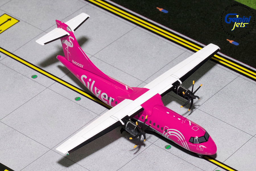 Silver Air ATR 42-600 N400SV GeminiJets G2SIL762 Scale 1:200