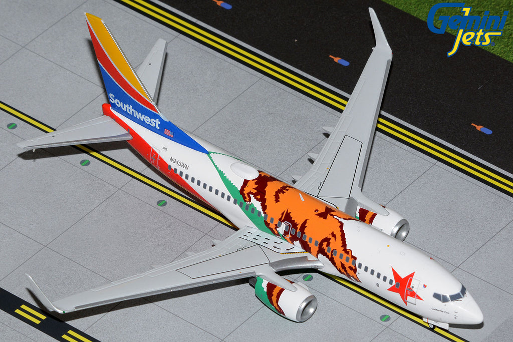 Southwest Boeing 737-700 N943WN California One GeminiJets G2SWA1010 Scale 1:200