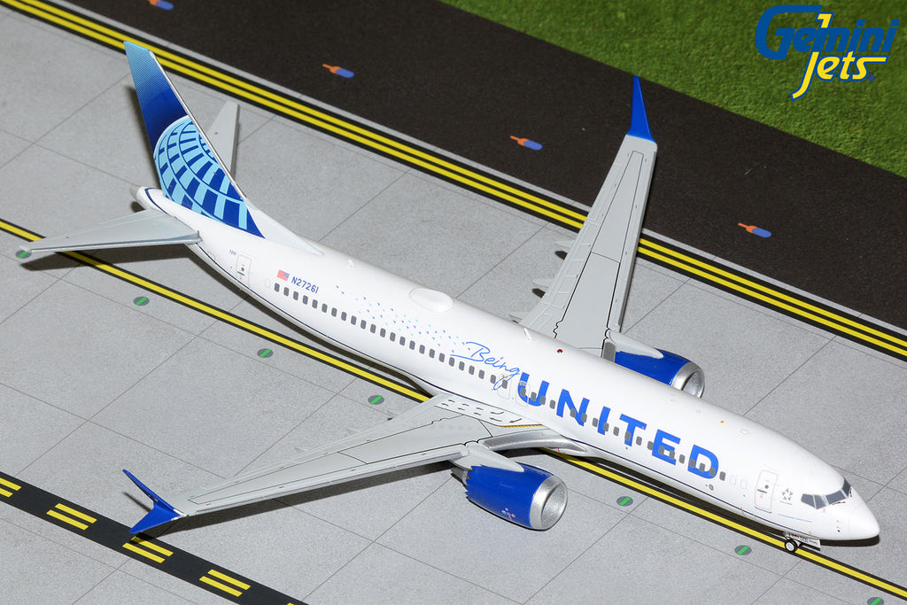 United Boeing 737 MAX 8 N27261 United Together GeminiJets G2UAL1086 Scale 1:200
