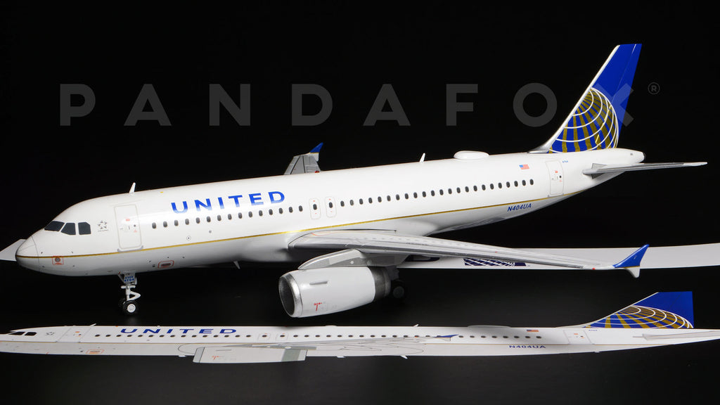 United Airbus A320 N404UA GeminiJets G2UAL221 Scale 1:200