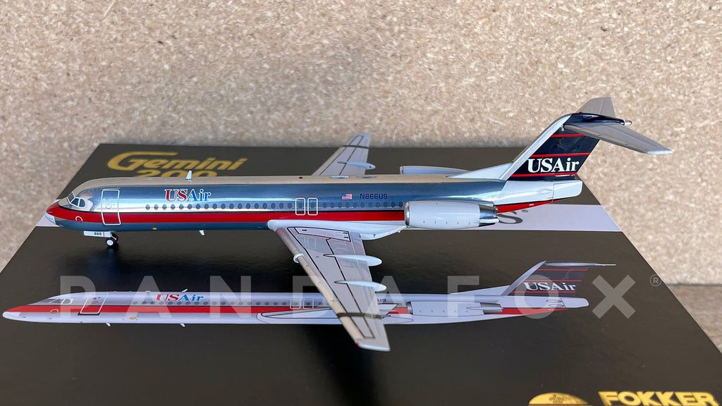 US Air Fokker 100 N866US GeminiJets G2USA199 Scale 1:200