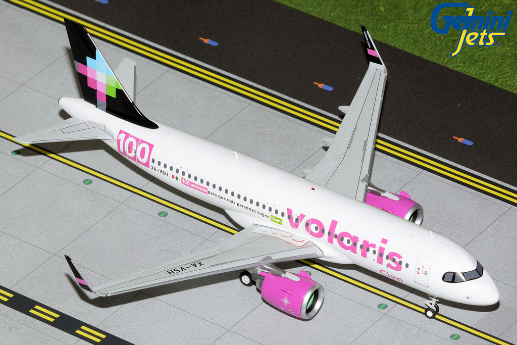 Volaris Airbus A320neo XA-VSH 100 Aviones GeminiJets G2VOI1149 Scale 1:200