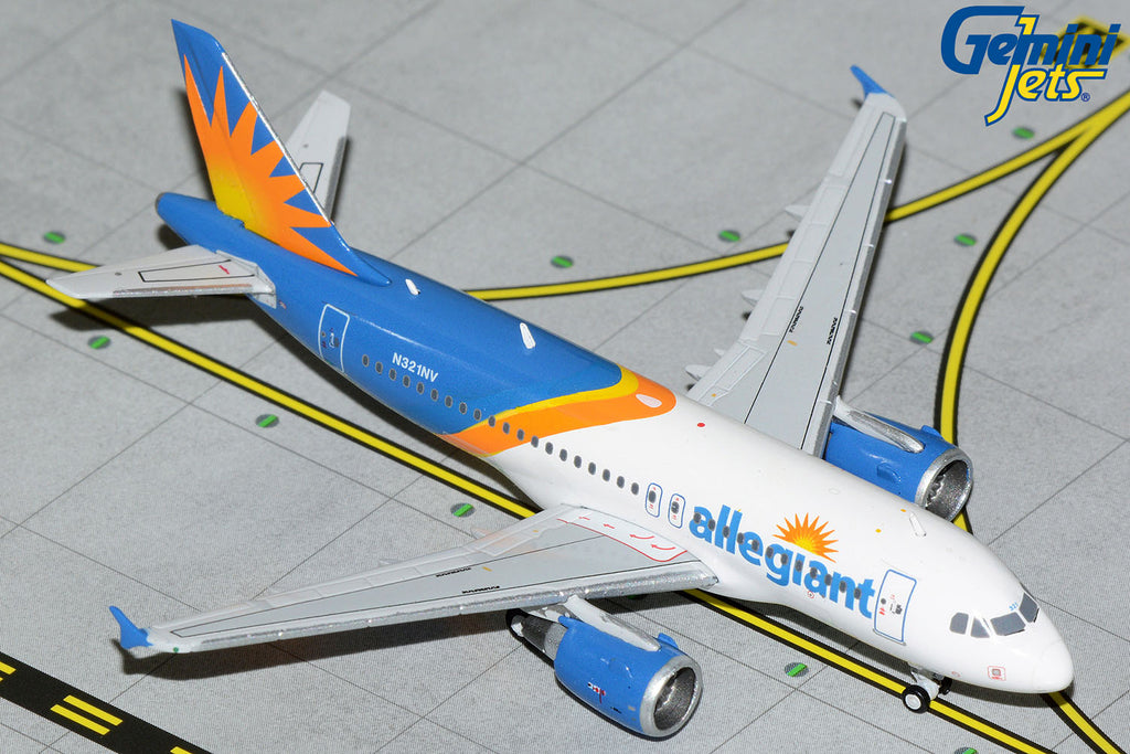 Allegiant Airbus A319 N321NV GeminiJets GJAAY2131 Scale 1:400