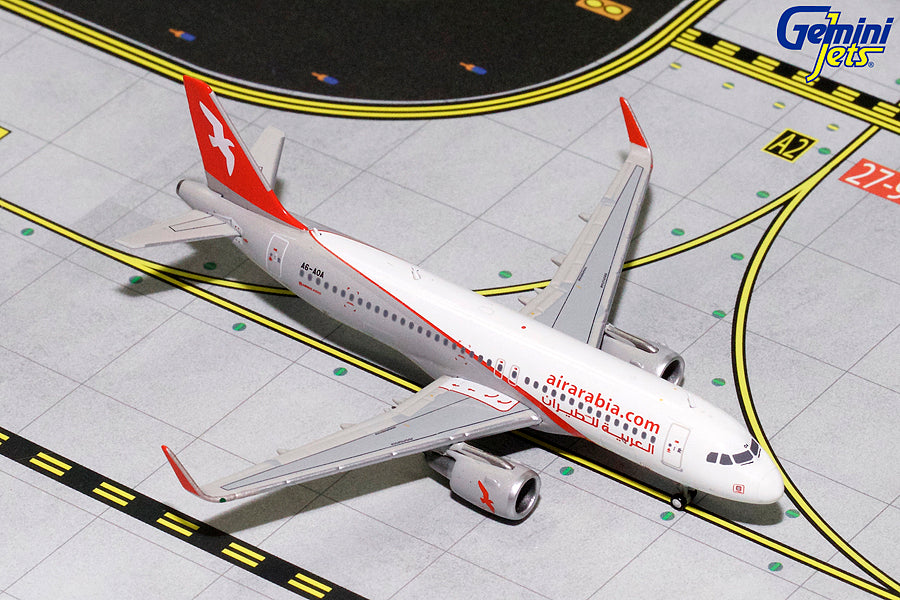 Air Arabia Airbus A320 A6-A0A GeminiJets GJABY1436 Scale 1:400