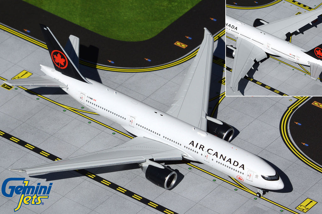 Air Canada Boeing 777-200LR Flaps Down C-FNND GeminiJets GJACA2044F Scale 1:400