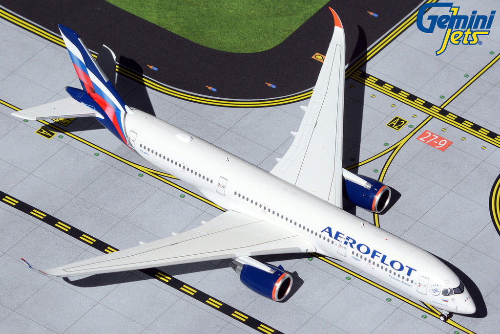 Aeroflot Airbus A350-900 VQ-BFY GeminiJets GJAFL1943 Scale 1:400