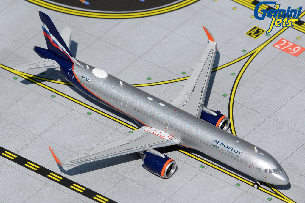Aeroflot Airbus A321neo VP-BPP GeminiJets GJAFL1987 Scale 1:400