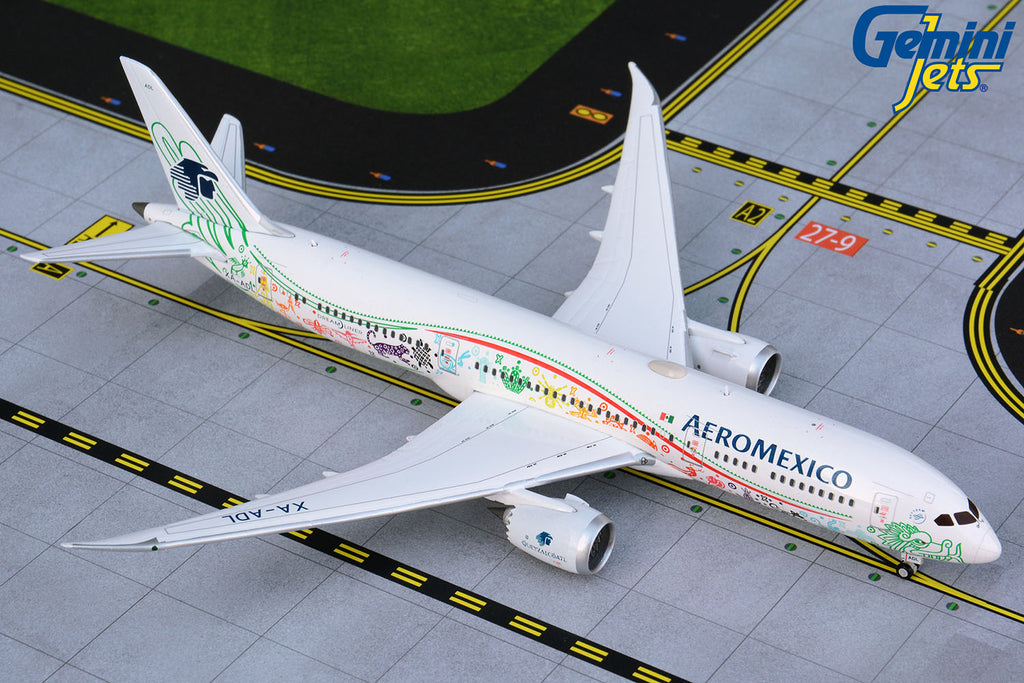 Aeromexico Boeing 787-9 XA-ADL Quetzalcoatl GeminiJets GJAMX1669 Scale 1:400