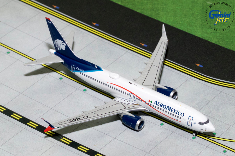 Aeromexico Boeing 737 MAX 8 XA-MAG GeminiJets GJAMX1715 Scale 1:400