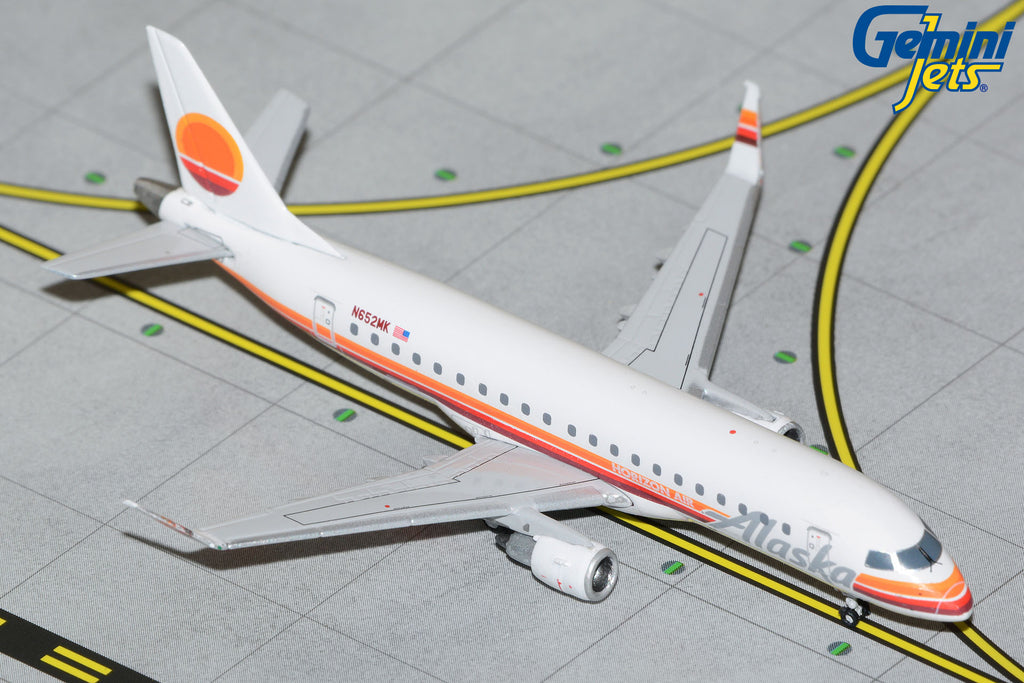 Alaska Airlines Embraer E-175 N652MK Horizon Air Retro GeminiJets GJASA2174 Scale 1:400