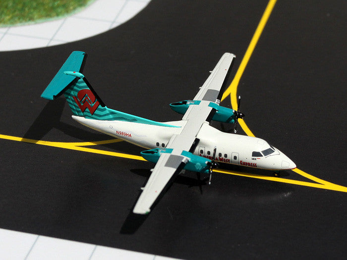 America West Airlines Bombardier Dash 8-200 N989HA GeminiJets GJAWE941 Scale 1:400
